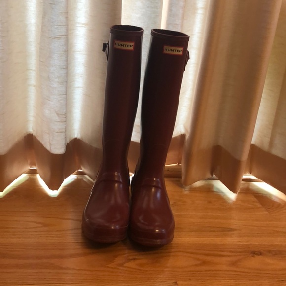 poshmark hunter rain boots
